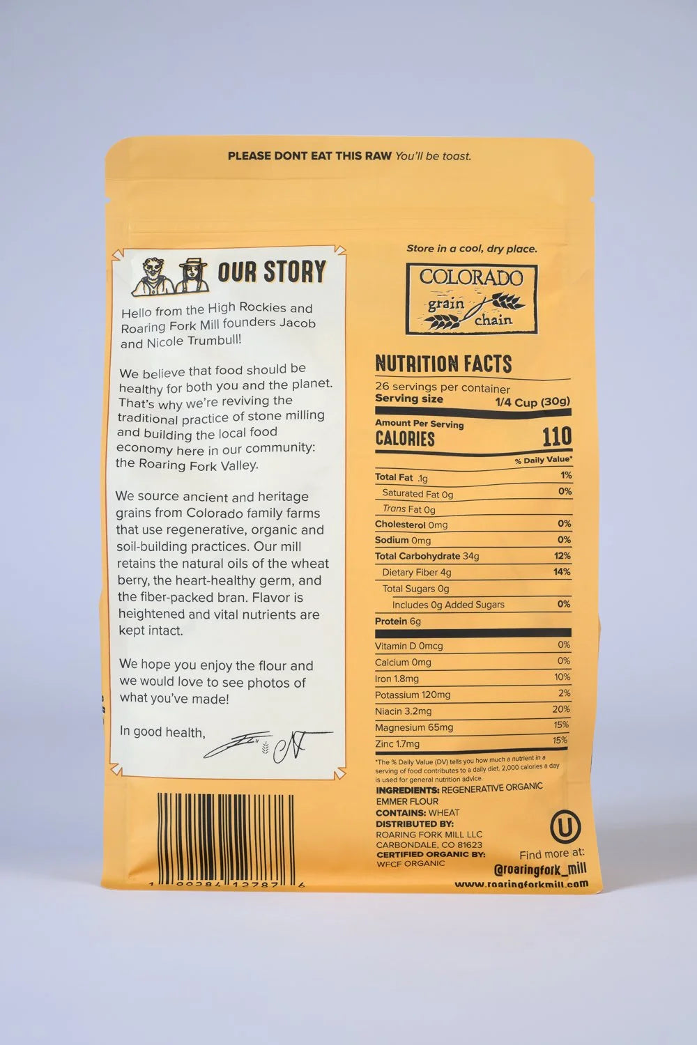 Regenerative Emmer Flour