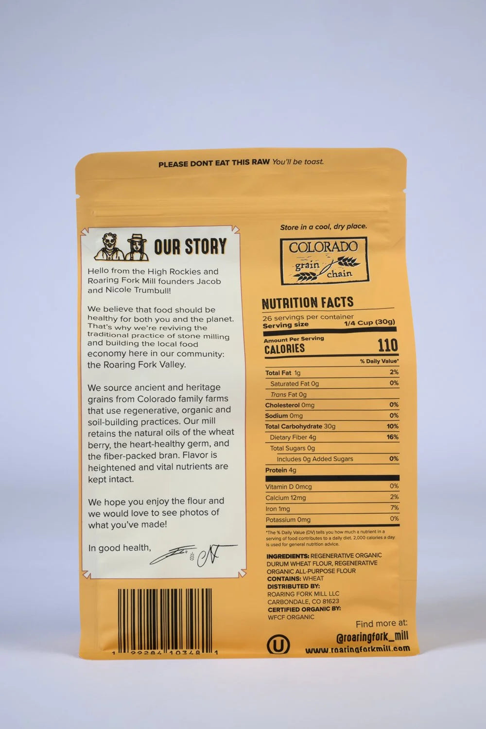 Regenerative Pasta Flour